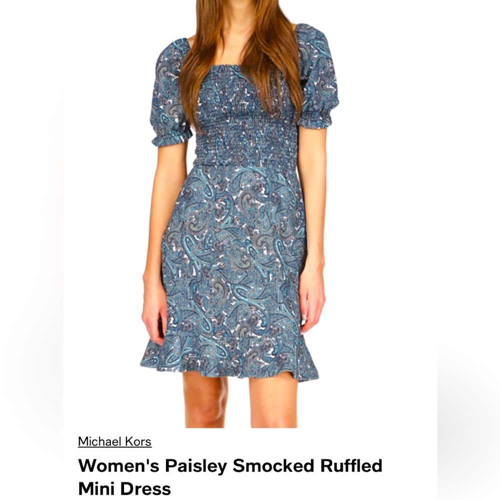 Michael Kors *NWT* XXL paisley mini dress